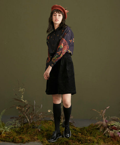 Deer Print Blouse